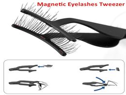Magnetic False Eyelash Curler Fake Eye Lash Tweezer Applicator makeup Accessories tool7969931