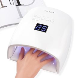 Uv Nail Lamp Gel Nail Dryer 48w Led Light With Sensor And Wireless Battery Chargeable Polish Curing Lamp9656272