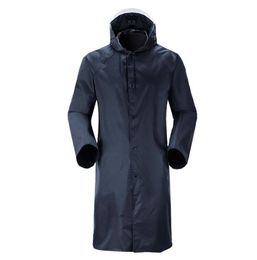 Waterproof Raincoat Men Women Outdoor Rain Gear Fishing Hiking Protective Rain Poncho Reflective Strip Night Safe Rain Coat 2103201111835