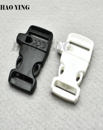 50pcslot 34quot Emergency Side Release Whistle Buckles For Paracord Bracelet Outdoor sports Bracelet accessories5193152