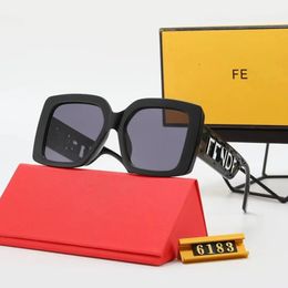Classic Designer Brand Pilot Sunglasses For Men Women Sunglass Frame Glass Lens Suitable Beach Shading UV400 Eyewear PC Frame Polaroid 4 Colours With Box F6183 9098