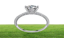 YANHUI Luxury 20ct Lab Diamond Wedding Engagement Rings for Bride 100 Real 925 Sterling Silver Rings Women Fine Jewellery RX279 201216118