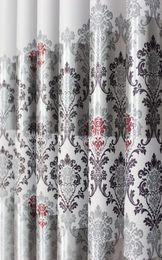 On Curtain Blackout Curtains For living Room For el Luxury Tulle Sheer Curtains Ready Made Window Treatment Drape Grey4759830
