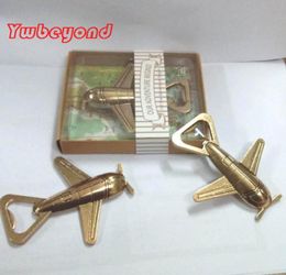 Let the Adventure Begin Aeroplane Beer Bottle Opener Parts Event party Favours Wedding Door Gifts for guest5162820