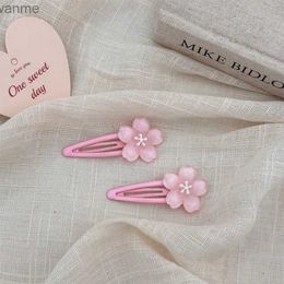 Hair Accessories Mini hair accessories Korean pins and clips suitable for girls floral crabs popular kpop sweeps Kawaii cute and fashionable new WX