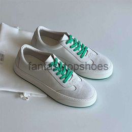 Die Reihe Leder TR Simple Deutsche Trainingschuhe Damen echte Kuhläden dicke Sohle Schuhe Freizeitsportschuhe kleine weiße Schuhe Synr Synr