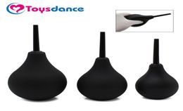 Toysdance Clyster Douche Sex Products Applier Silicone Enemator Intestinal Cleaner Anal Sex Toys 90ml 160ml 225ml Butt Plug q171127616114