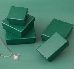 Gift Wrap Creative Box Dark Green Packaging Wedding Party Pendant Earrings Jewelry Birthday Romantic Surprise Supplies1958180