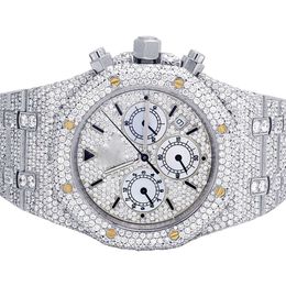 Top Branded High Quality DEF Lab Moissanite Colorless Hip Hop Style Diamond Watch
