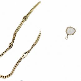 Pendiari designer oro collana collana uomo collana e orecchini g gioielli fipliti di collana con scatola R61q#