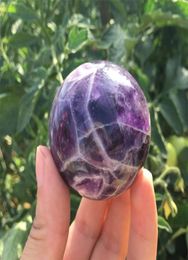 1pcs 100 natural dream amethyst gemstone quartz crystal sphere reiki healing chevron amethyst crystal gemstone ball7904812