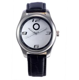 Popular Car Ben Brand style men boy leather strap quartz wrist watch 5052090821