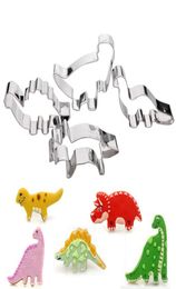 Dinosaur Cookie Cutter Set Stainless Steel Animal Fondant Cake Biscuit Mould Cake Decorating Baking Tools JK2007XB9063338