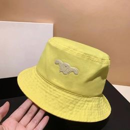 Bucket Hat Women's Spring Four Seasons All-Match Fashion Bucket Hats Men's and Women's Same Sun Shade Cover Face Bucket Hats