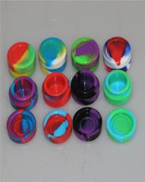 5ml nonstick silicone wax container silicone jar storage round shape silicon box dab wax container for 2073770