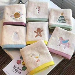 Towels Robes Childrens cotton face towels home wash towels shower towels colored embroideryL2404