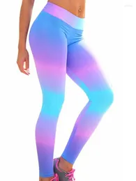 Women's Leggings Women Sports 3D Digital Print Stretchy Activewear Running Athletic Trousers Gym Yoga Pants High Waist Jogging