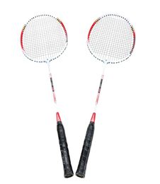 Y1208R 2Pcs Training Badminton Racket Racquet with Carry Bag Sport Equipment Durable Lightweight Aluminium8164532