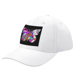 Ball Caps Butterfly Retro Girl - Brown / Black Baseball Cap Fluffy Hat Summer Hats Male Rave Mens Tennis Women'S