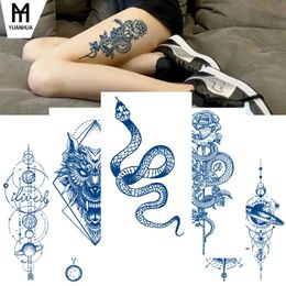 Juice Tattoo Sticker Upgrade Online Red Lasts 715 Days Herbal Plant Temporary Tattoos Size 180 110mm 240423