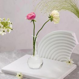 Vases Flower Vase Hydroponic Modern Water Planting Glass Plant Bottle Bud For Patio Dinner Table Shelf Decor