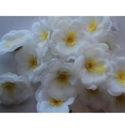 300p 55cm Silk Artificial Simulation Flowers White Peach Flower for DIY Bridal Bouquet Kissing Ball4839705