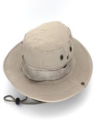 Bucket Hat Safari Boonie Men039s Panama Fishing Cotton Outdoor Unisex Women Summer Hunting Bob Sun Protection Army Hats Wide Br8144644