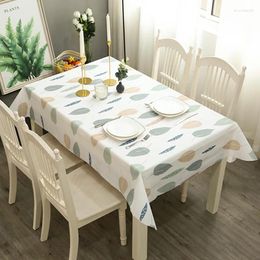 Table Cloth A231Tablecloth Anti-scalding Waterproof Oil-proof No-wash PVC Plaid Coffee Mat Dormitory