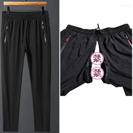 Women's Panties Outdoor Sex Pants Men Tear Away Zippers Sexy Men's Spring Autumn Casual Male Trousers Clothes Sexual Erotic Clothing Plus