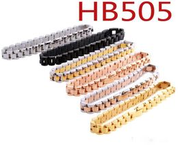 New men039s designer bracelets With high quality Stainless Steel Iced out bracelet Luxury designer bracciali for women Drop Shi2559572