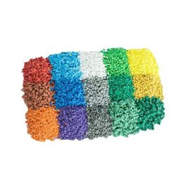 Plastic particles Plastic park kindergarten ground school playground running track Color rubber floor mat rich color factory direct sales