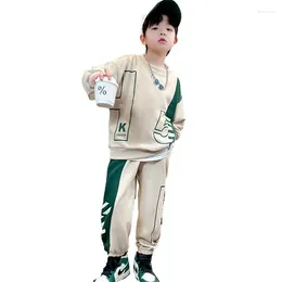 Clothing Sets Children Boys Set Fashion School Tracksuits Streetwear Teenage 5 6 8 11 12 13 14Years Old Kids Sport Suits 2Pcs Outfits