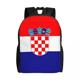 Backpack Croatia Flag - Of Shoulder Vintage Funny Graphic Multifunctional Comfortable Infantry Pack Secure Creative