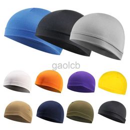 Beanie/Skull Caps Summer Unisex Quick-dry Breathable Hat Motorcycle Bicycle Inner Liner Cap Outdoor UV Protection Hat Balaclava Cycling Cap d240429