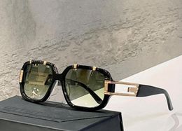 Vintage Sunglasses Gold Black Green Gradient 8012 Men Sport Glasses Hip hop Eyewear with Box2193581