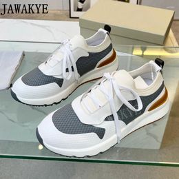 Casual Shoes 2024 JAWAKYE Men's Mesh Sneakers Summer For Men Breathable Tennis Male Walk Italian Brand Tenis Masculino