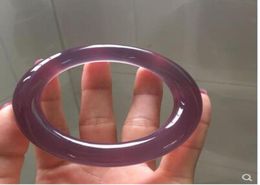 Purple jade medullary bracelet agate bracelet fashionable vintage round strip clear water run85272872395689