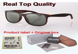 New arrival Brand Design 4202 sunglasses men women plank frame Metal hinge Mirror glass lens fashion sun glasses with Retail case 3257667