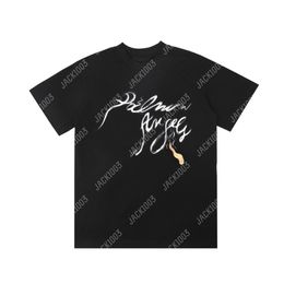 Palm PA Tops Smoke Logo Summer Loose Luxe Tees Unisex Couple T Shirts Retro Streetwear Oversized T-shirt Angels 2276 DKY