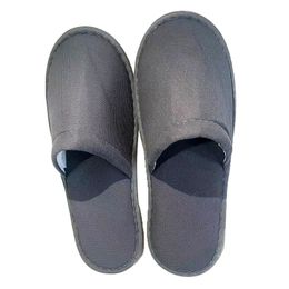 Customized slippers with disposable home logo, high-quality and environmentally friendly hotel home slippers