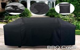 Tools Accessories Black Waterproof BBQ Cover Grill Anti Dust Rain Gas Charcoal Electric Barbeque 4 Sizes5805273