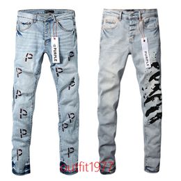 Jeans viola jeans jeans high street americano buca viola rovina i pantaloni religione dipingono più in alto idei jeans viola