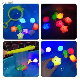 Bath Toys Baby Shower Toy Floating Glowing Animal Washing Water Set Floating Water Toywx