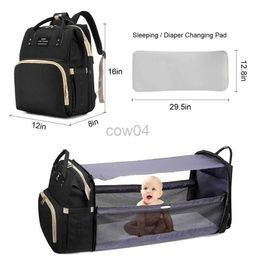 Diaper Bags Mommy Bag Crib Stroller Backpack Lightweight Mother and Baby Bag Multifunctional Large Capacity Mom Bed Bag New Portable d240429