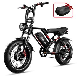 AMYET Electric Bike for Adult 2000W Dual Motor AWD 48V 25Ah e bike 35MPH Bicycle