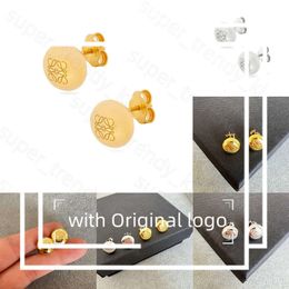 Loewe Jewellery 2024 New Brand L Letters Designer Earrings Retro Vintage Style Earring 18K Gold Silver Round Luxury Bread Earings Ear Rings Jewellery Gift Loewew 54