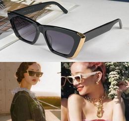 European NEW Sunglasses engraved printing Vintage with Large Rims Sunglasses Men Women Cat Eye Glasses Shiny Luxury Brand patt8285839