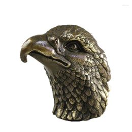 Decorative Figurines Chinese Old Tibetan Copper Sculpture Eagle Home Decoration Statues