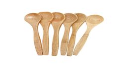 Whole New 6 Pcs Bamboo Wooden Spoon Utensil Kitchen Cooking Tools2482384