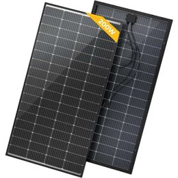 High-Efficiency 200 Watts Mono Solar Panel for RV, Camping, Home, Boat - 23% Efficiency Monocrystalline Module, 12V Charger Compatible - Off-Grid Power Solution
